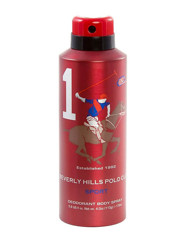 Beverly Hills Polo Club Sport No.1 Deodorant Body Spray for Men