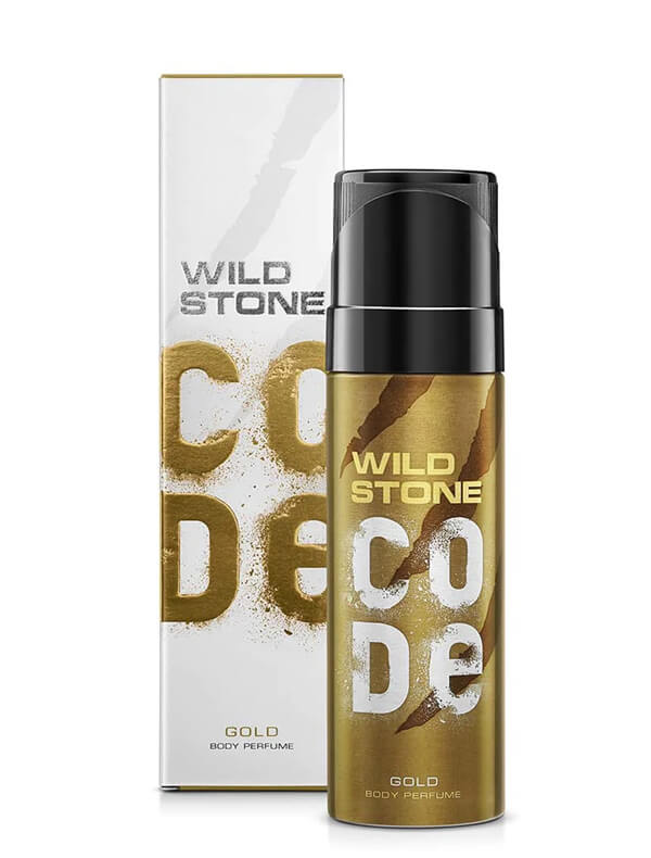 Wild Stone Code Gold No Gas Body Spray for Men