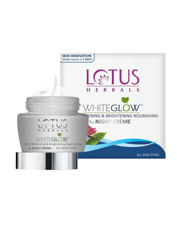 Lotus Herbals White Glow Skin Whitening and Brightening Nourishing Night Cream