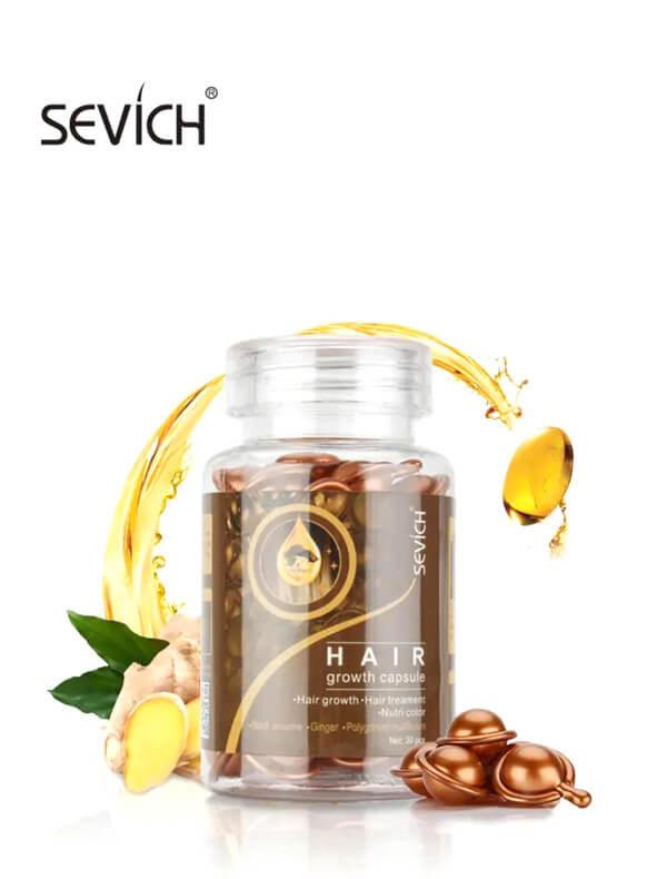SEVICH Hair Growth Vitamin Oil with Ginger Essence 30Pcs