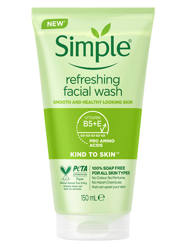 Simple Kind to Skin Refreshing Facial Wash Gel