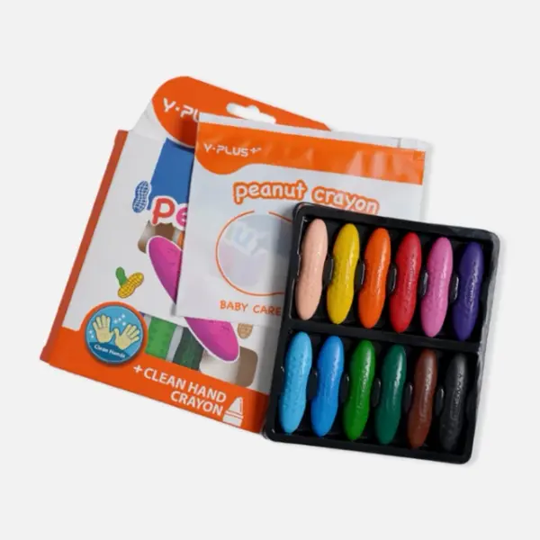 Y-Plus+ Peanut 12 Pcs Crayon