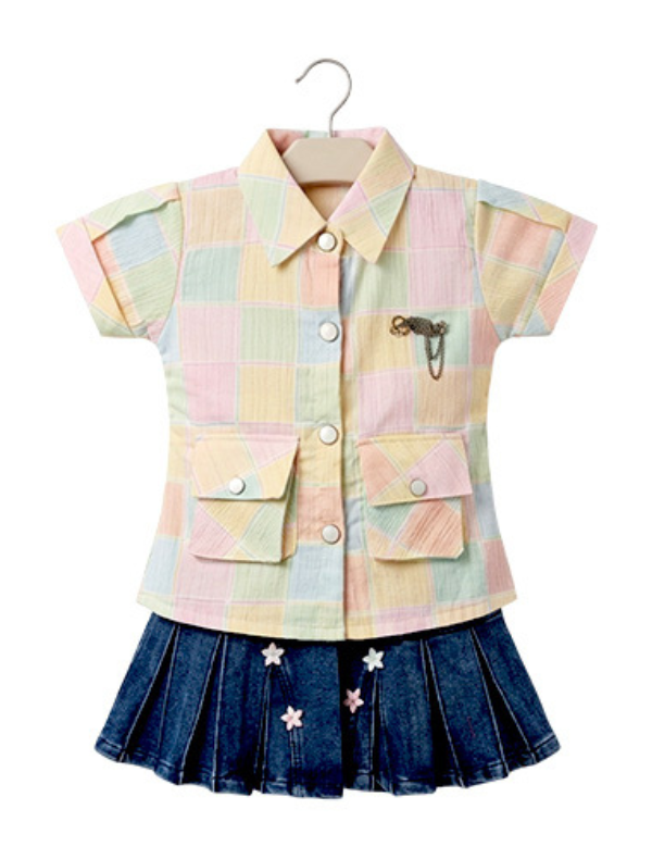 Baby Girls Skirt Top Set