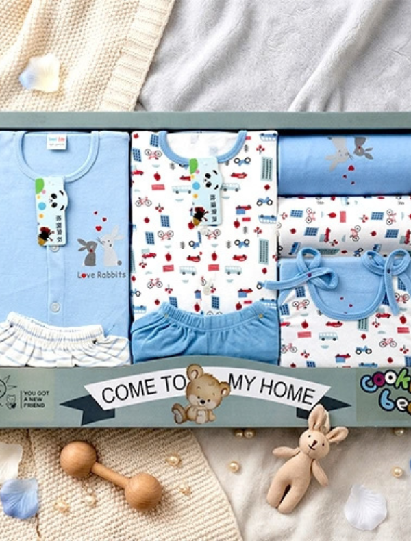Premium Newborn Baby Gift Set 8 Pcs