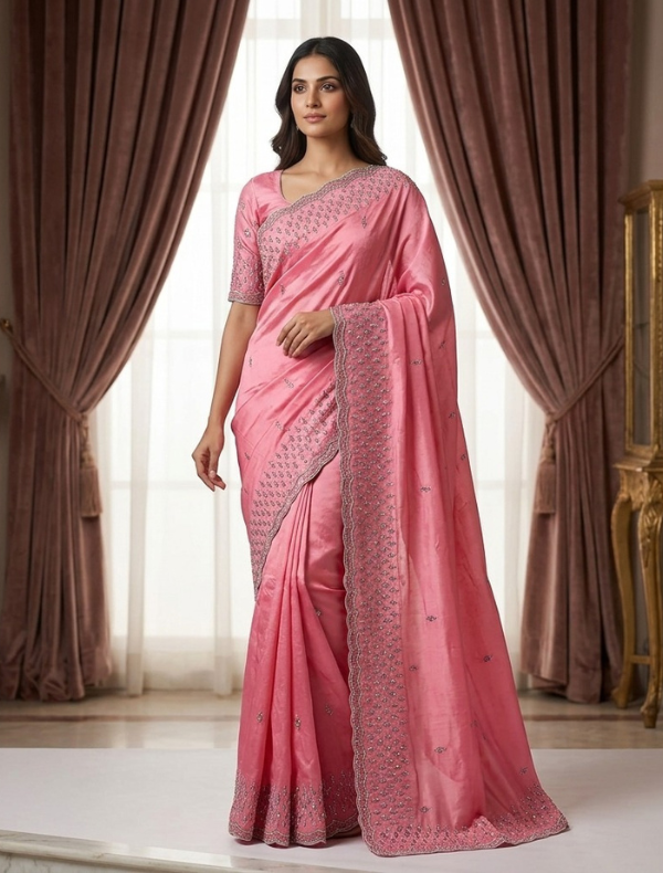 PARTY WEAR SAREE (SILK)