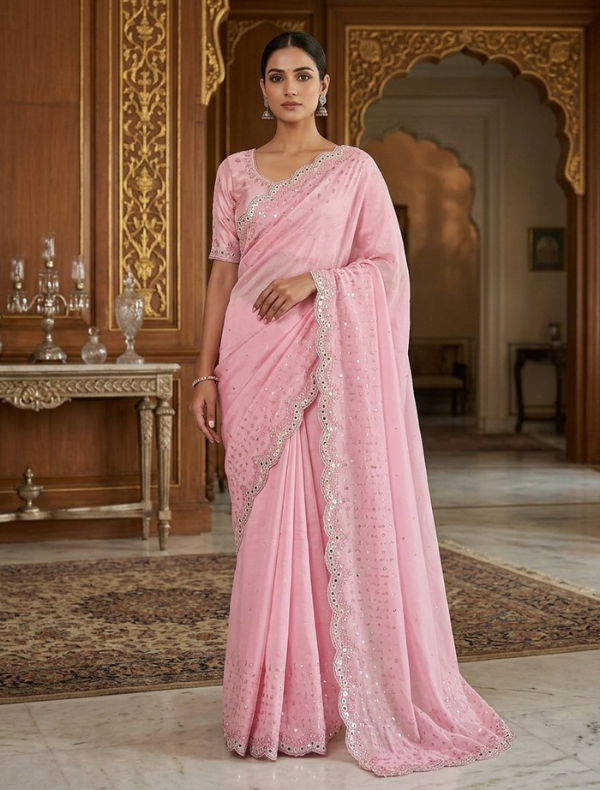 PARTY WEAR SAREE (TUSSAR SILK)