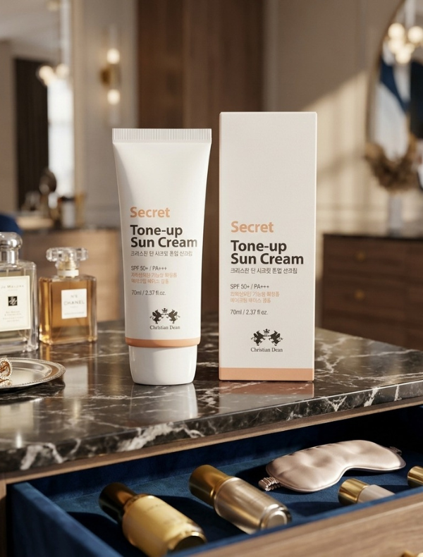Christian Dean Secret Tone-Up Sun Cream SPF 50+ PA+70ml