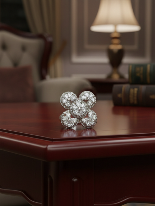 Diamond Cut Finger Ring