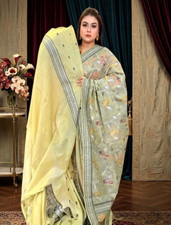 INDIAN SHAREE RANDUM USE (HALF SILK)
