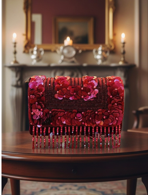 Joypuri Handmade Beaded Purse