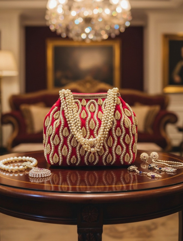 Joypuri Handmade Beaded Purse