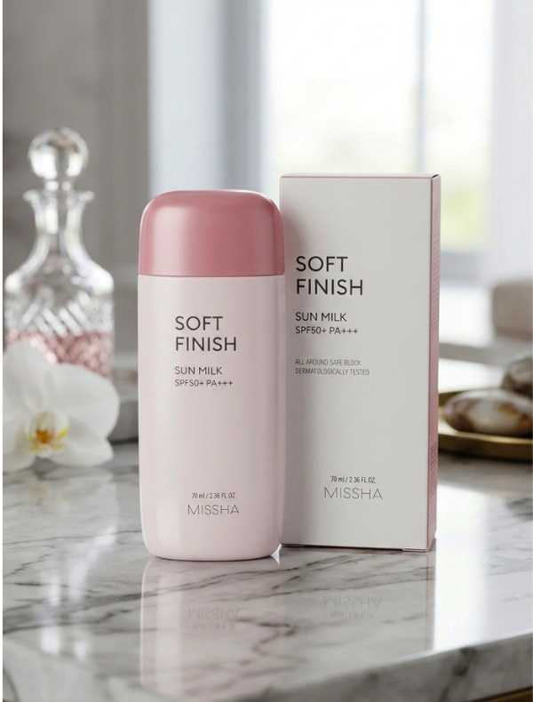Missha All-Around Safe Block Soft Finish Sun Milk SPF 50 PA